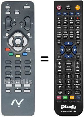 Replacement remote control Thomson NUMERICABLE Replacement remote control Thomson NUMERICABLE